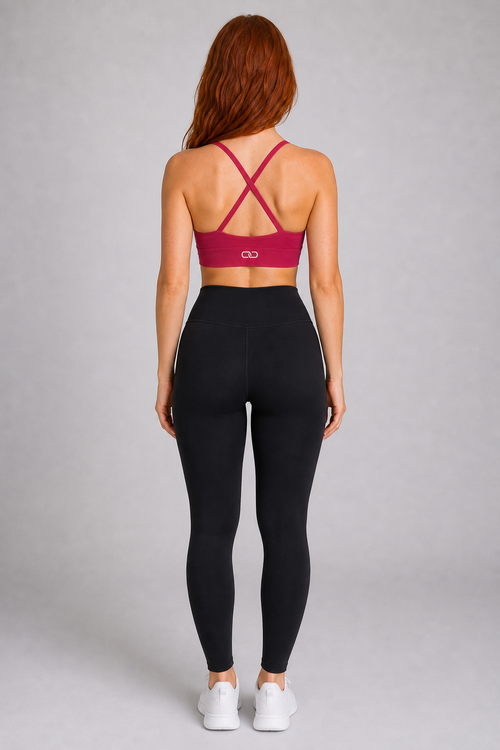 OOMEL CoreForm Cross-Back Training Bra - back