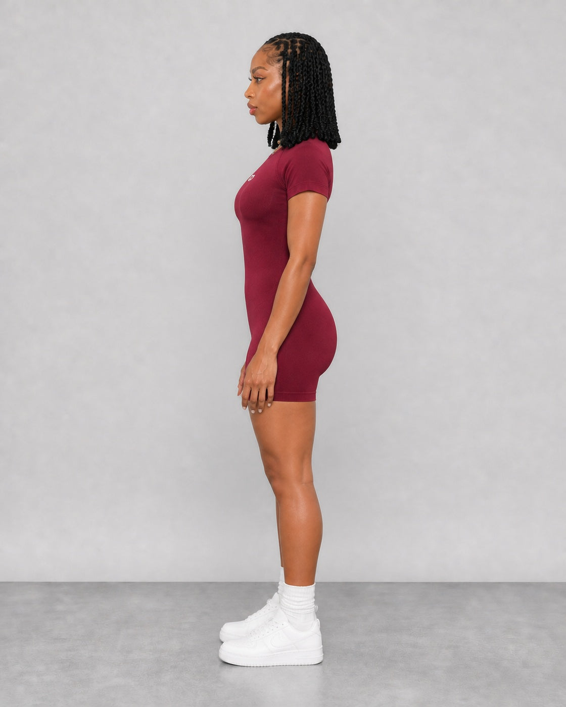 OOMEL CoreMotion burgundy side