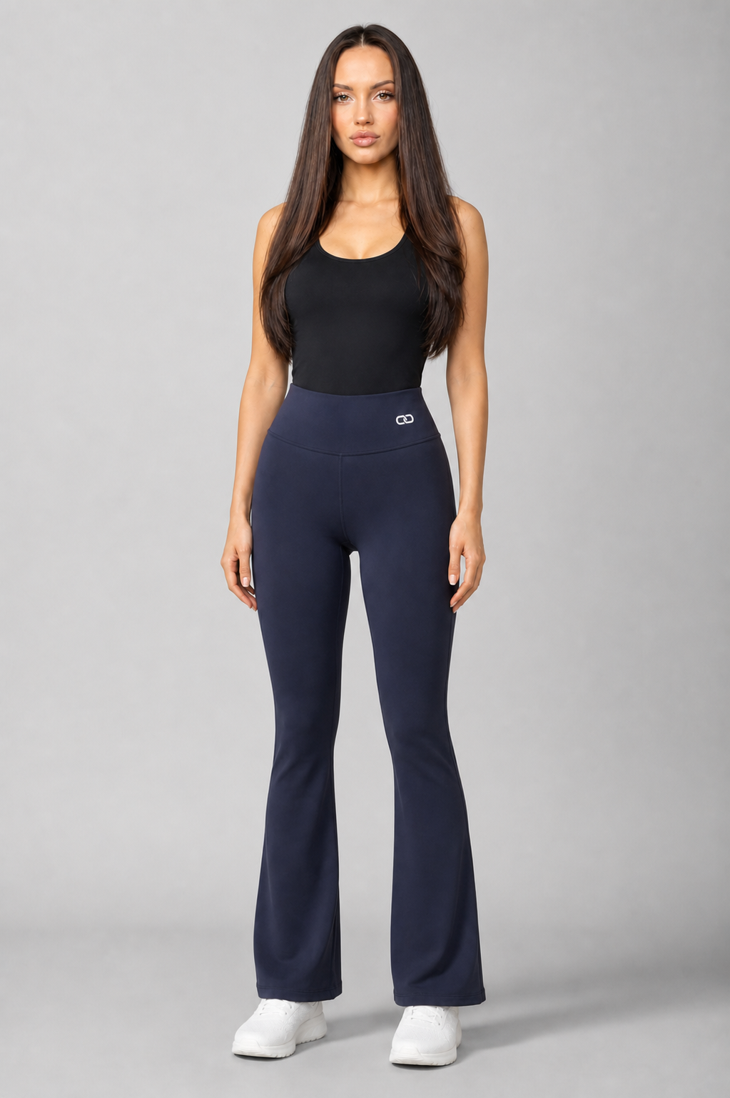OOMEL Flexline Seamless Flare Leggings - full body