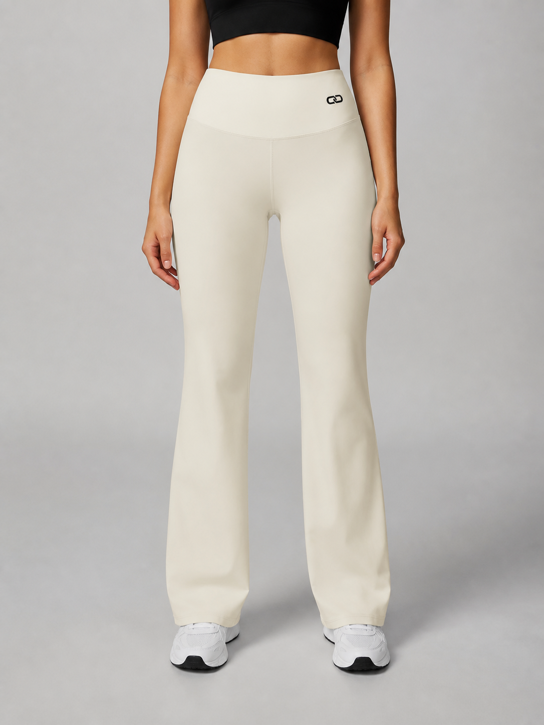 OOMEL Flexline Wide-Leg Flare Leggings - front hero