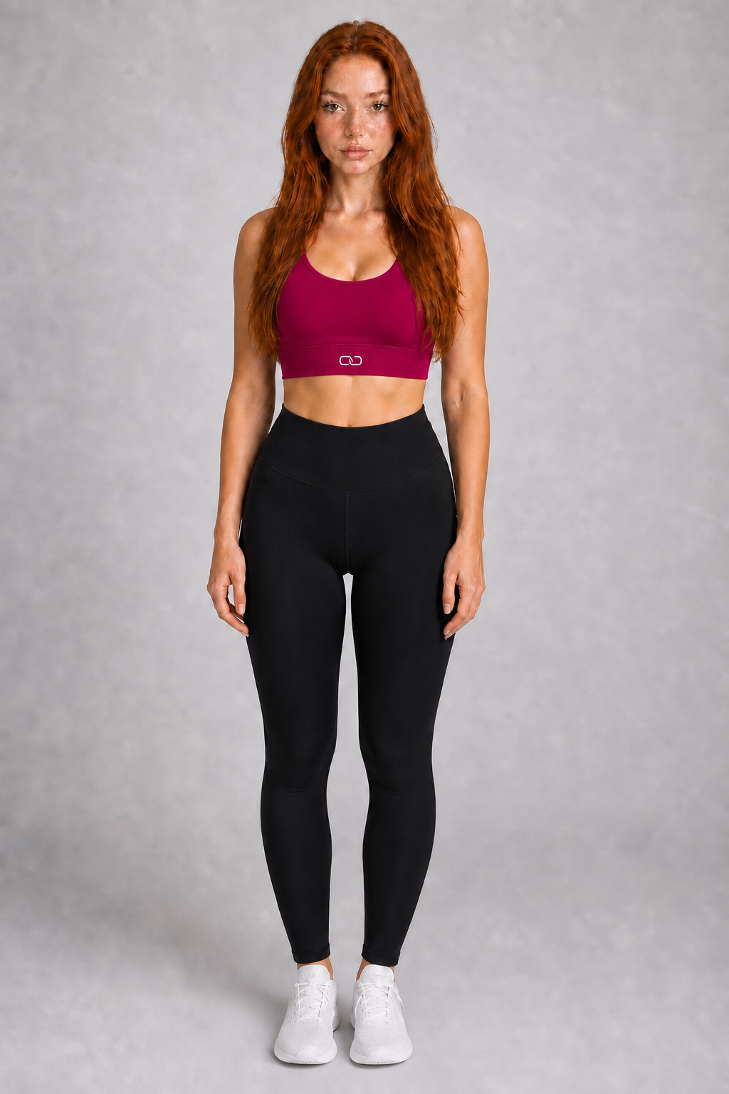 OOMEL CoreForm Cross-Back Training Bra - front hero