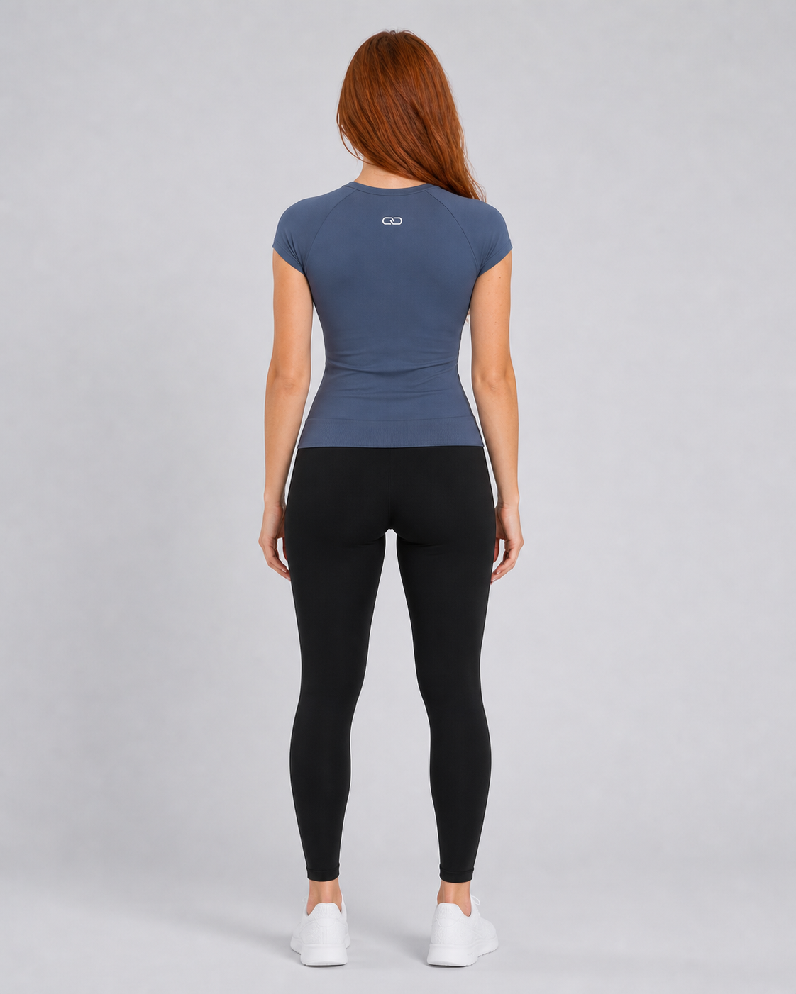 OOMEL Defy Seamless Training Top - back