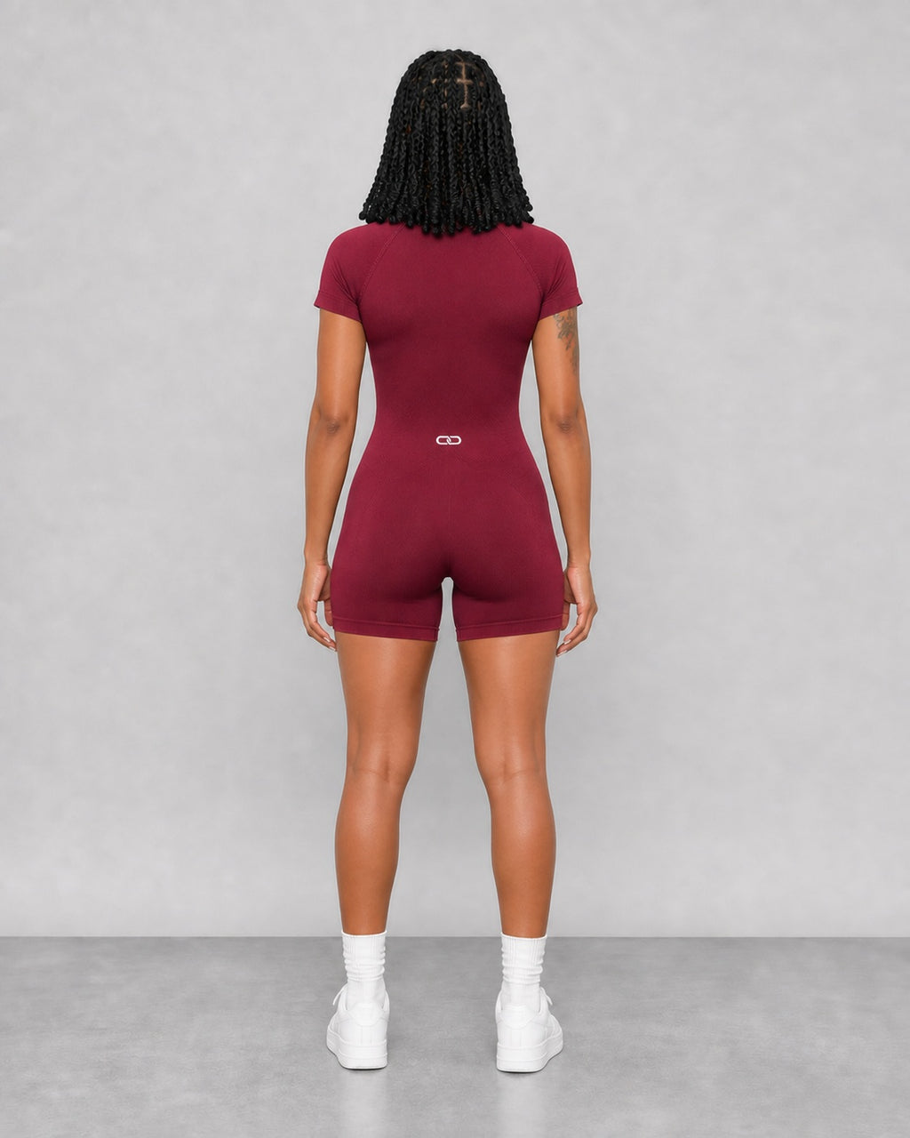 OOMEL CoreMotion burgundy back