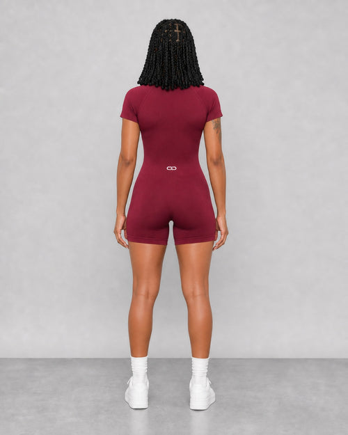 OOMEL CoreMotion burgundy back