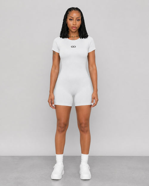 OOMEL CoreMotion Short-Sleeve Seamless Jumpsuit — Hero / front